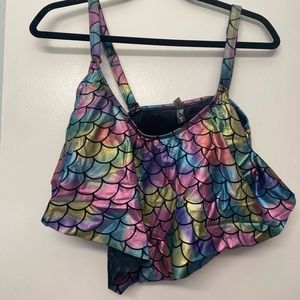 Torrid Mermaid Print Bikini Top